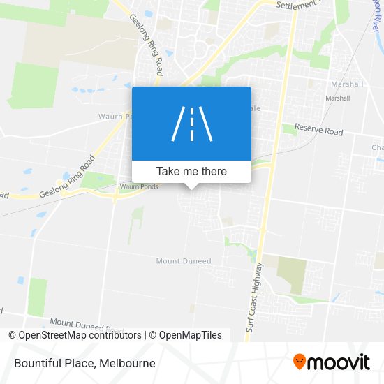 Bountiful Place map