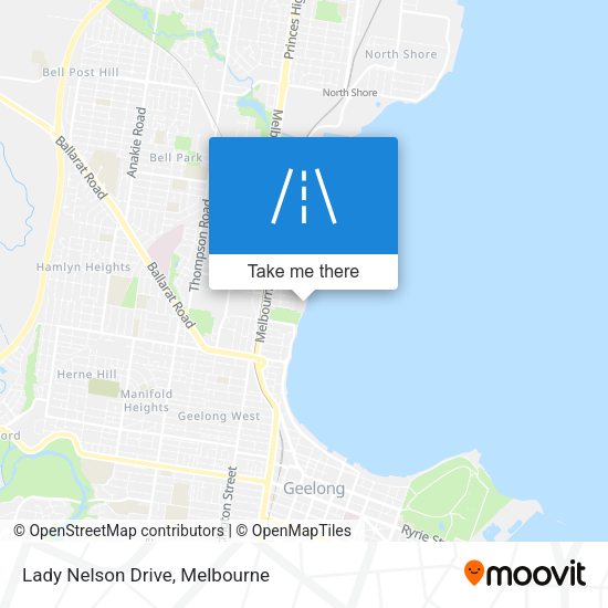Lady Nelson Drive map