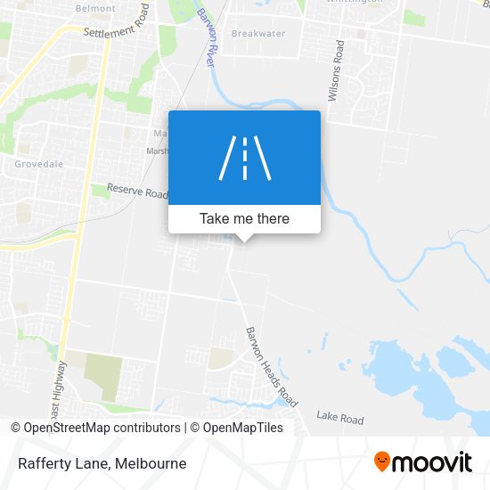 Rafferty Lane map