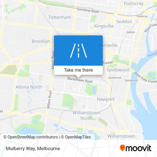 Mulberry Way map