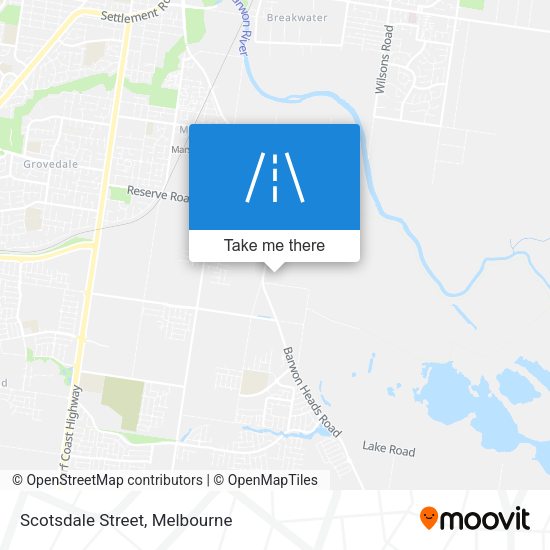 Scotsdale Street map