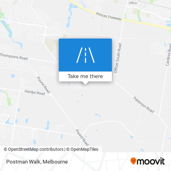 Postman Walk map