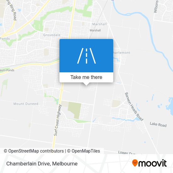 Chamberlain Drive map