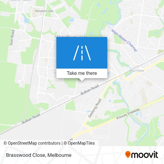 Brasswood Close map