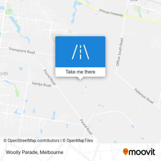 Woolly Parade map