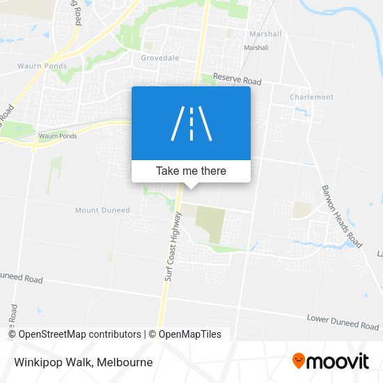 Winkipop Walk map