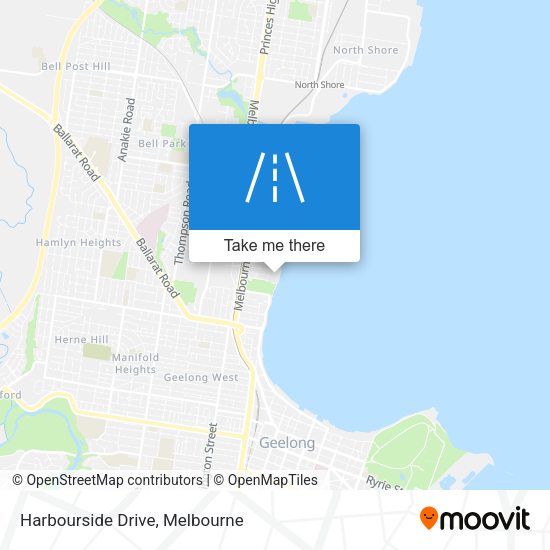 Harbourside Drive map