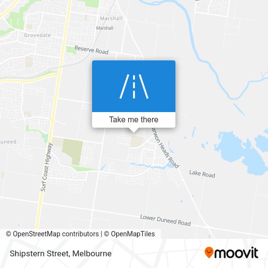 Shipstern Street map
