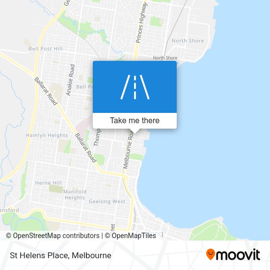 St Helens Place map