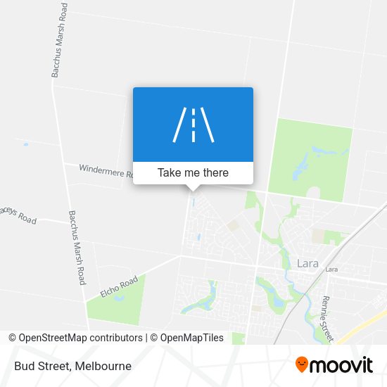 Bud Street map
