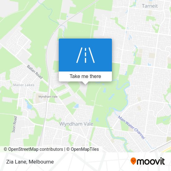 Zia Lane map