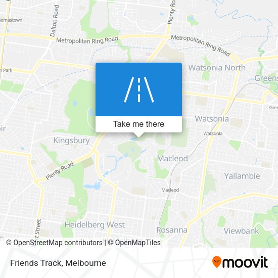 Friends Track map