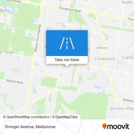 Mapa Stringer Avenue