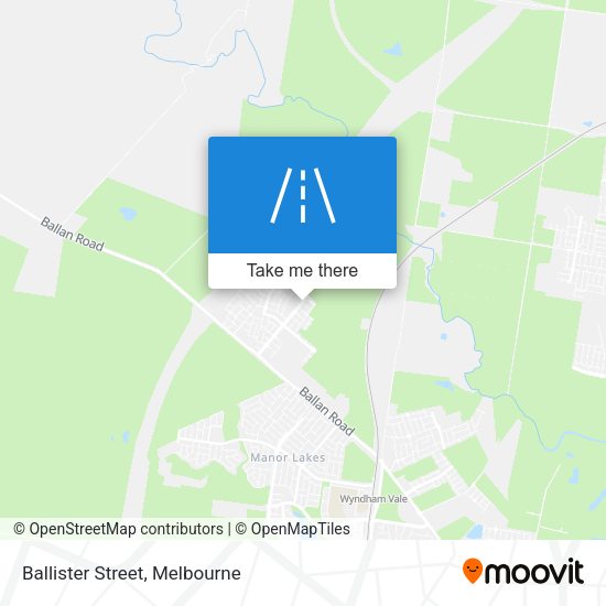 Ballister Street map
