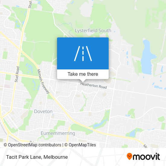 Tacit Park Lane map