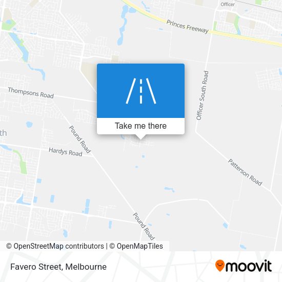 Favero Street map