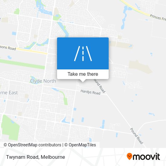 Twynam Road map