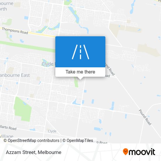 Azzam Street map