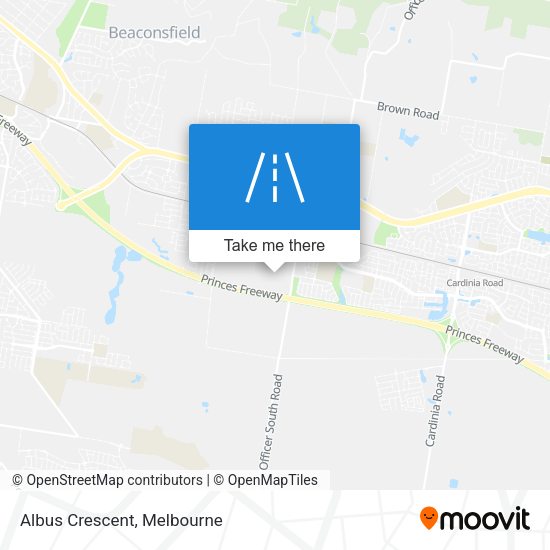 Albus Crescent map