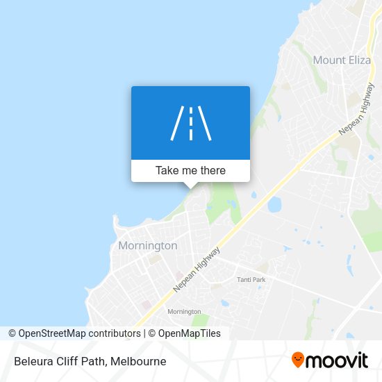 Beleura Cliff Path map