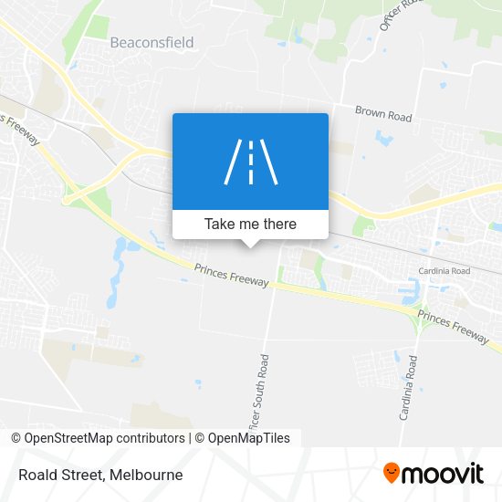 Roald Street map
