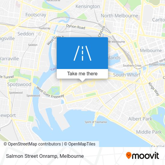 Salmon Street Onramp map