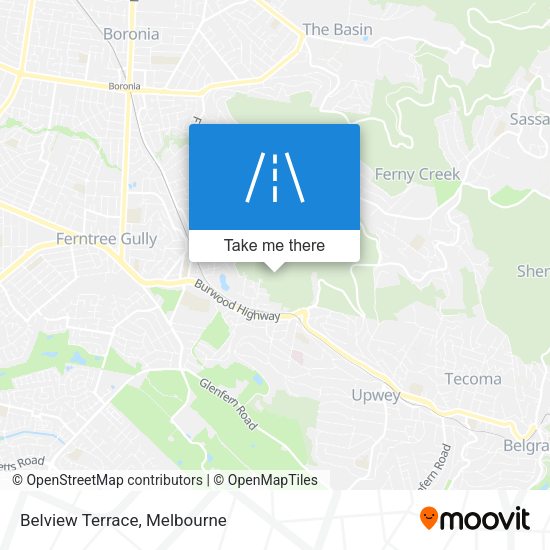 Belview Terrace map