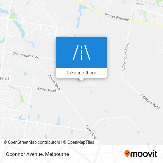 Oconnor Avenue map