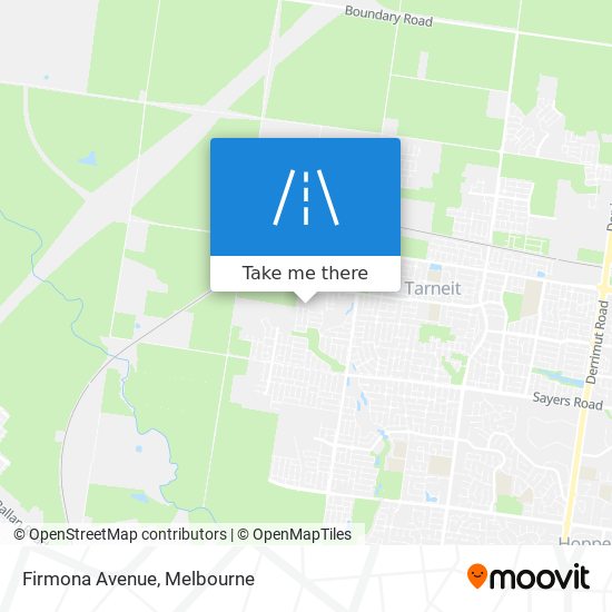 Firmona Avenue map