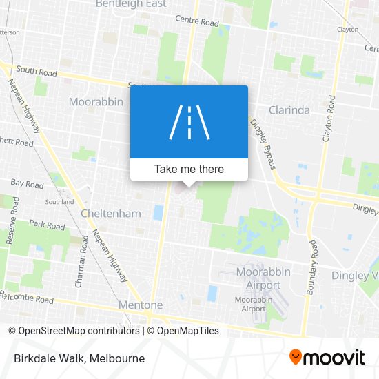 Birkdale Walk map