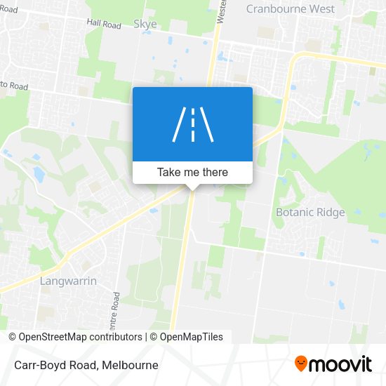 Carr-Boyd Road map