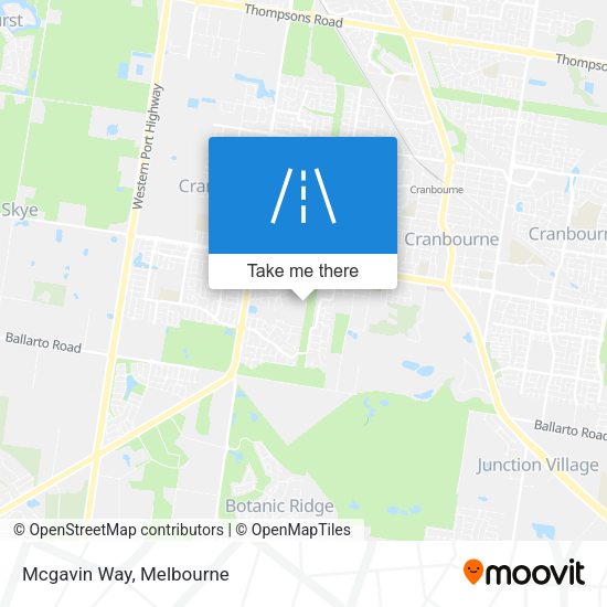 Mcgavin Way map