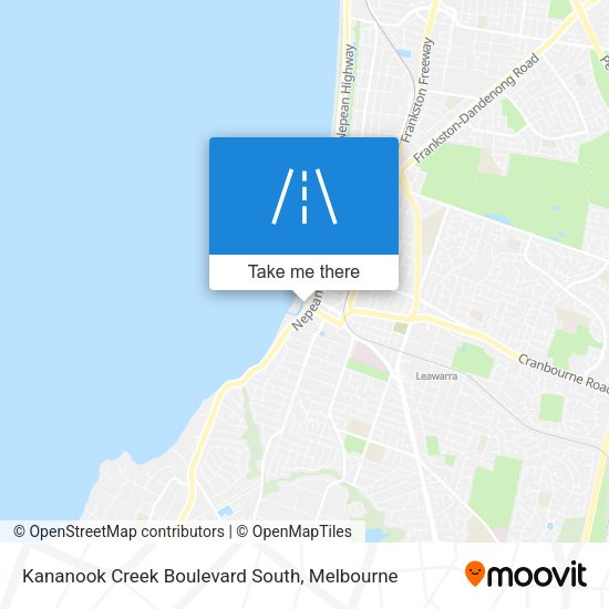 Kananook Creek Boulevard South map