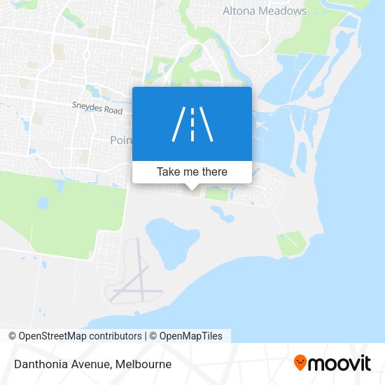 Danthonia Avenue map