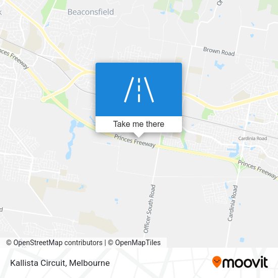 Kallista Circuit map