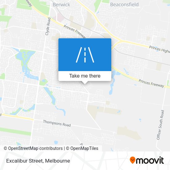 Excalibur Street map