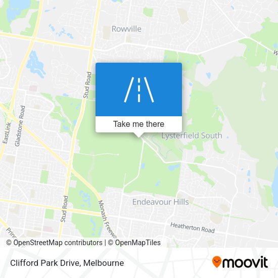 Clifford Park Drive map