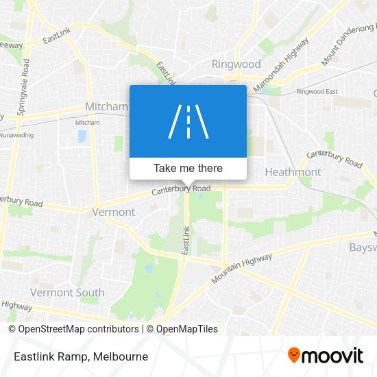 Eastlink Ramp map