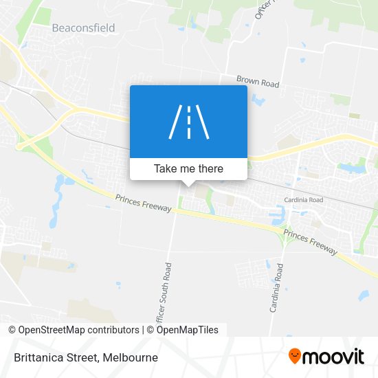 Brittanica Street map