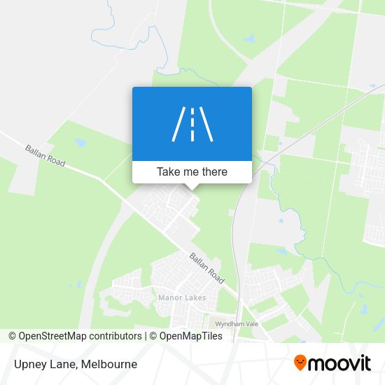 Upney Lane map
