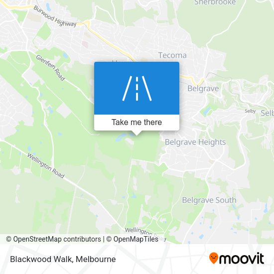 Blackwood Walk map