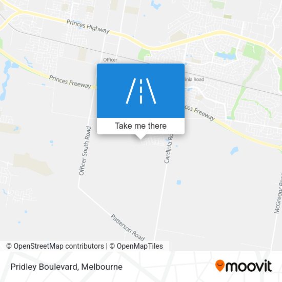 Pridley Boulevard map