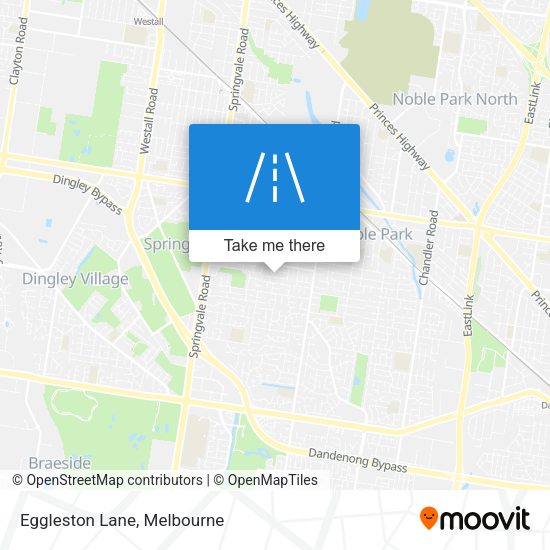 Eggleston Lane map