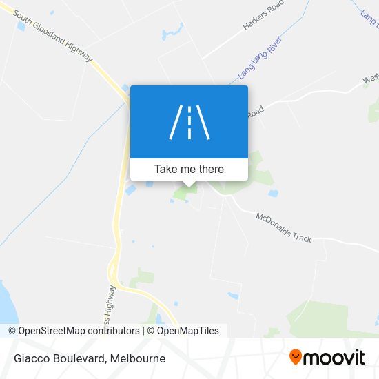 Giacco Boulevard map