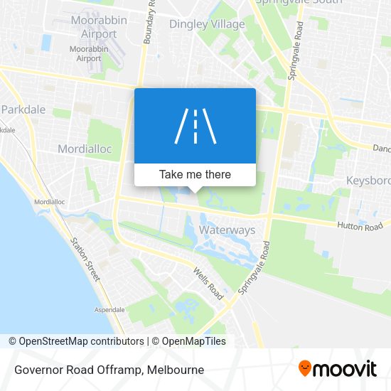 Governor Road Offramp map