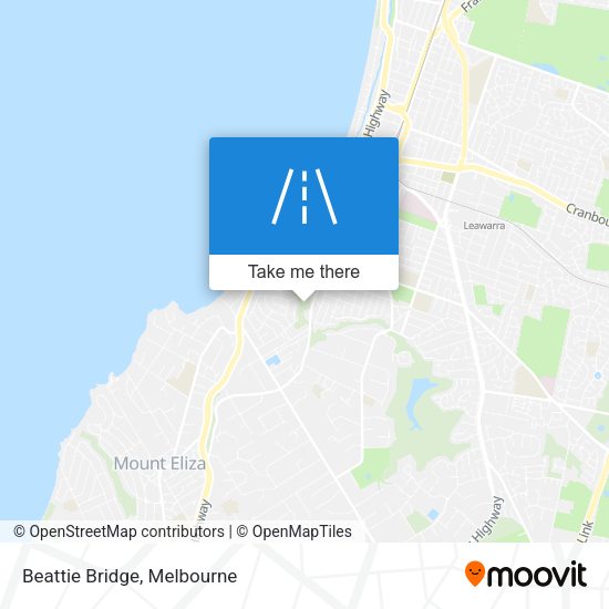 Beattie Bridge map