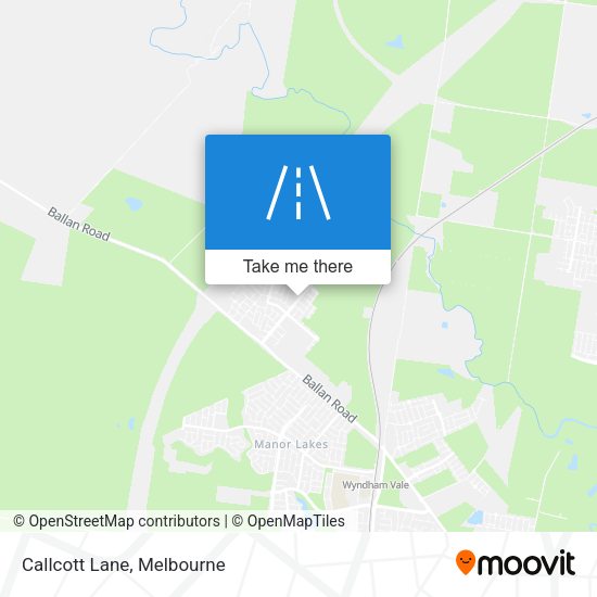 Callcott Lane map