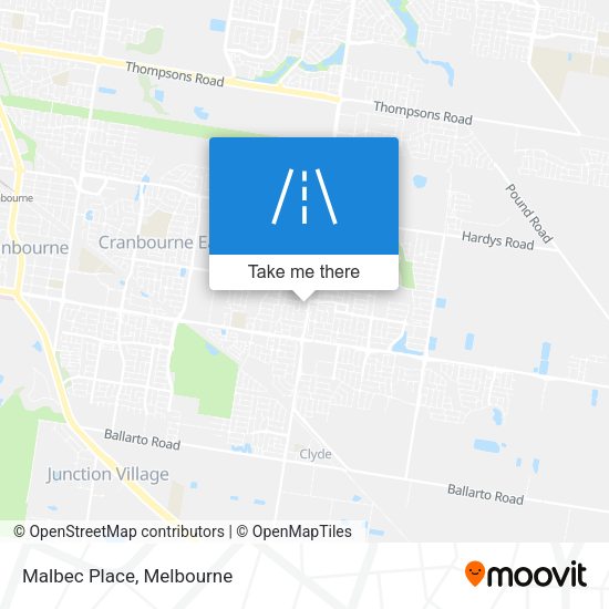 Malbec Place map