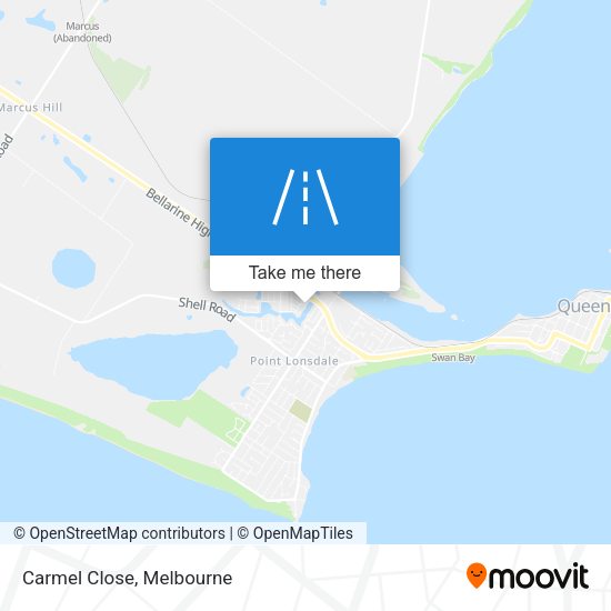 Carmel Close map