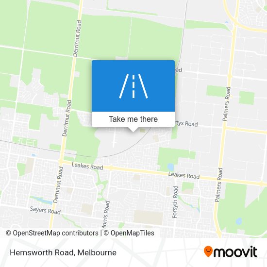 Hemsworth Road map